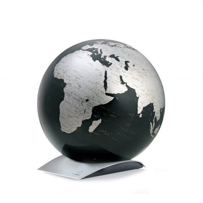 Capital Q Globe metallic Atmosphere New World black